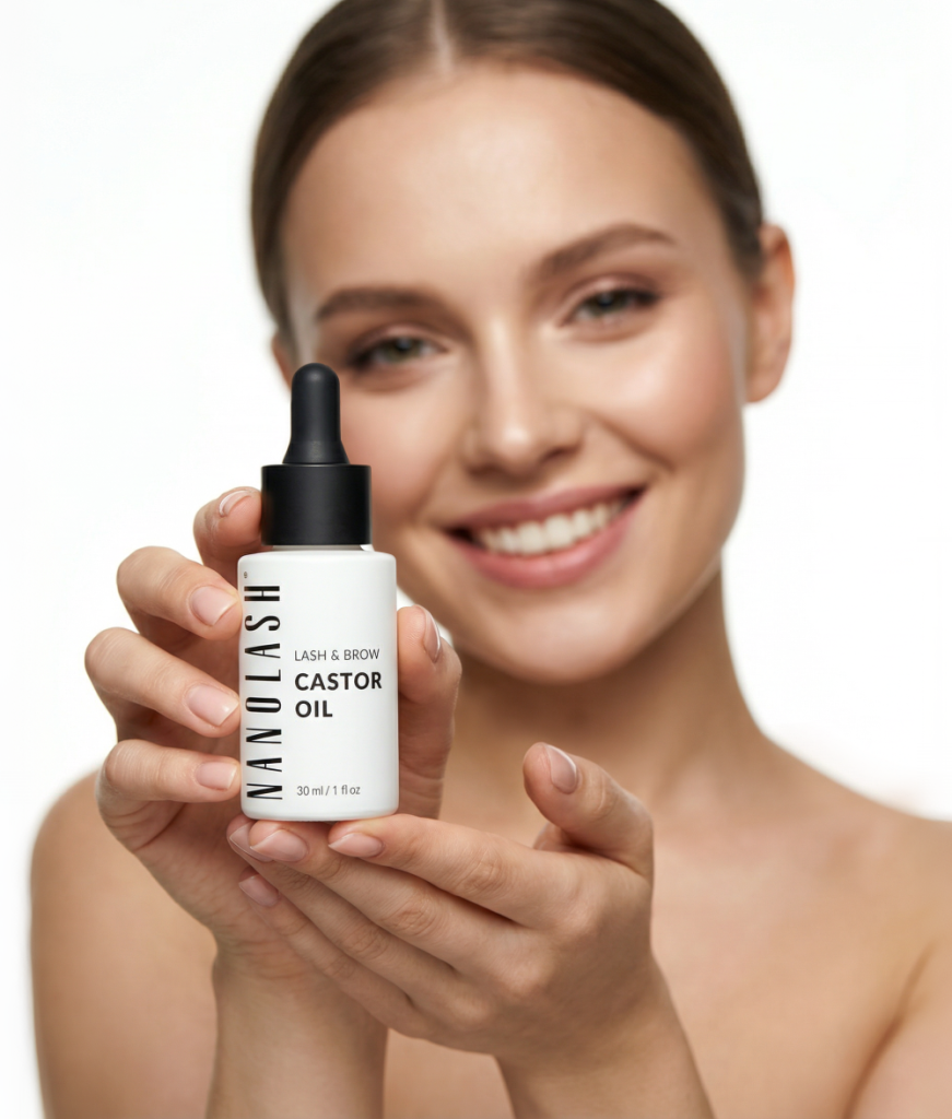 olejek rycynowy do brwi nanolash